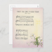  paashymne feestdagenkaart (Voorkant / Achterkant)