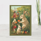 paasjacht feestdagen kaart (Voorkant)