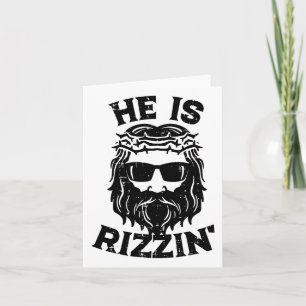 PaasJezus Hij is Rizzin verrezen leuke Christelijk Kaart