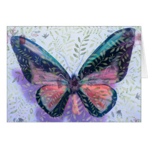 PaasKaart met Butterfly Garden Fantasy