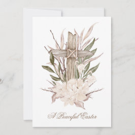 Paaskaart vreedzame paasmakerij hem ontstond bedankkaart