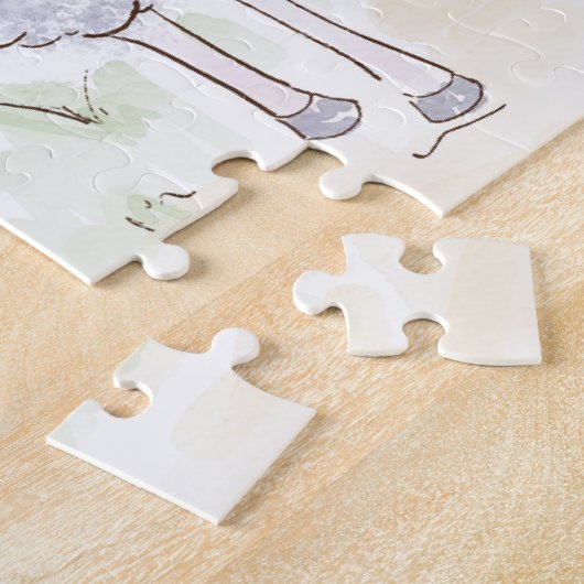 Paaskalk Lege tombe Legpuzzel (Zijkant)