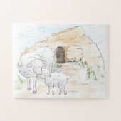 Paaskalk Lege tombe Legpuzzel (Horizontaal)