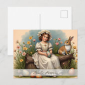  paaskarmel feestdagenkaart (Voorkant / Achterkant)