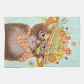 Paaskat in Pasen Bonnet met botervliegen Theedoek (Horizontaal)