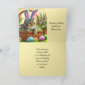 Paaskat Kinder vakantie Groet Kaart (Binnen)