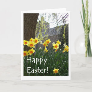 Paaskerk met narcissen en Kaart