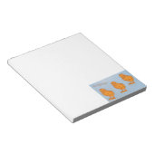 Paaskinderen in blauw notitieblok (Schuin)