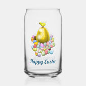 Paaskip & eieren blikvorm glas (Achterkant)