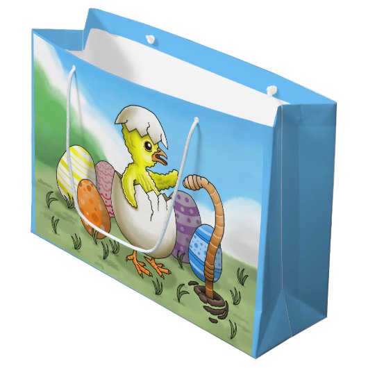 Paaskip Groot Cadeauzakje (Voorkant Gekanteld)