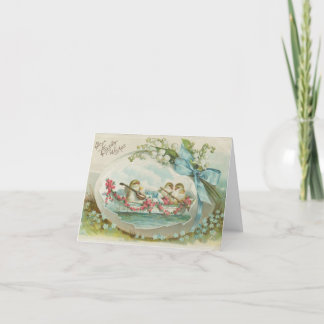 paaskippen feestdagen kaart