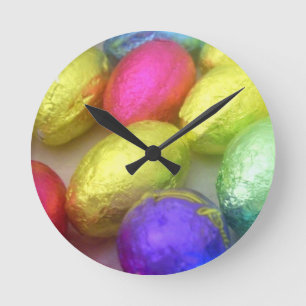 'Paaskleuren' wandklok Ronde Klok