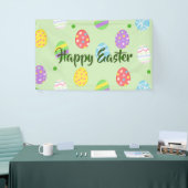 Paaskleurige eieren spandoek (Beurs)