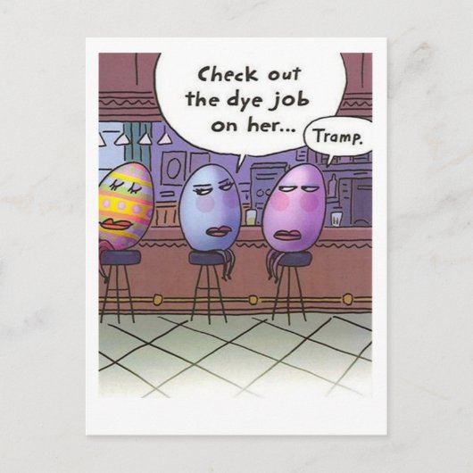 Paaskleurstofklus Feestdagenkaart (Voorkant)