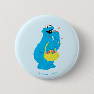 Paaskoekjesmonster Ronde Button 5,7 Cm