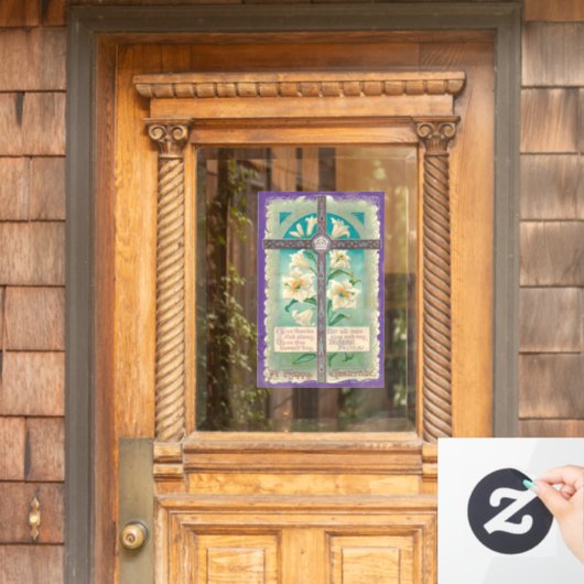  paaskoeling raamsticker (Huis Deur)