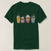 Paaskoffie Bunny Iced koffieruim Happy Paastijd T-shirt (Design voorkant)