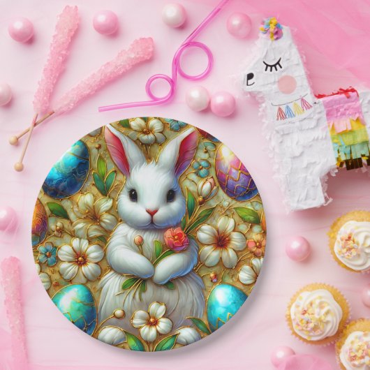 PAASKONIJN 3D ~ Alcoholinkten ~ Papier Bord (Feest)