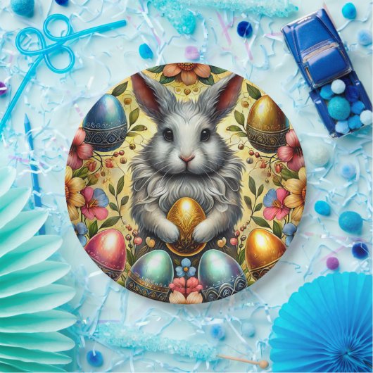 PAASKONIJN 3D ~ Alcoholinkten ~ Papier Bord (Feest)