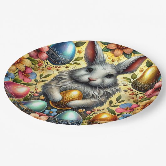 PAASKONIJN 3D ~ Alcoholinkten ~ Papier Bord (Gekanteld)