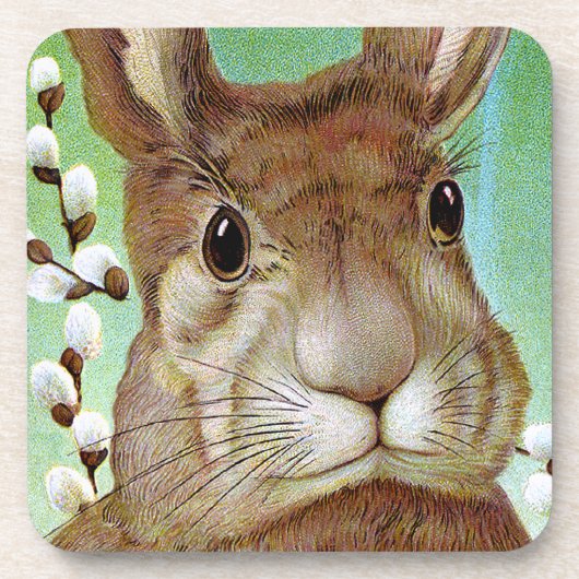 Paaskonijn Bier Onderzetter (Voorkant)