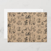 paaskonijn en broodrooster feestdagenkaart (Voorkant / Achterkant)