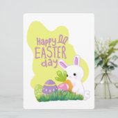 PAASKONIJN FEESTDAGENKAART (Staand voorkant)