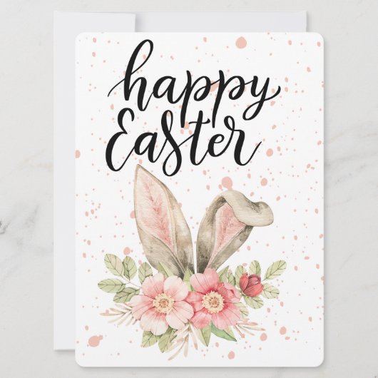 PAASKONIJN FEESTDAGENKAART (Voorkant)