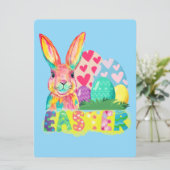 PAASKONIJN FEESTDAGENKAART (Staand voorkant)