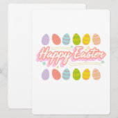 PAASKONIJN FEESTDAGENKAART (Voorkant / Achterkant)