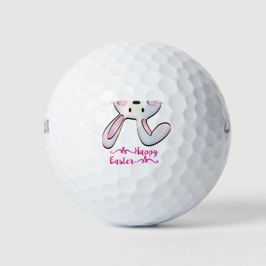 Paaskonijn. Golfballen (Voorkant)