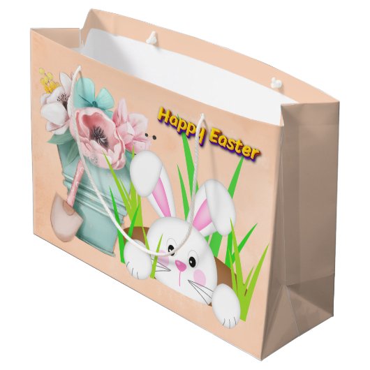 Paaskonijn Groot Cadeauzakje (Achterkant Gekanteld)