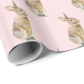 paaskonijn in roze cadeaupapier (Rol Hoek)