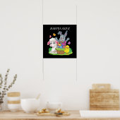 Paaskonijn, lamsvlees en poster. poster (Keuken)