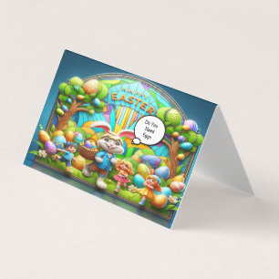 Paaskonijn magisch land kaart