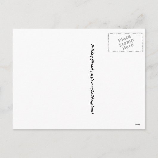 Paaskonijn met Floral Overlay Feestdagenkaart (Achterkant)