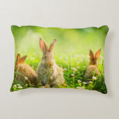 Paaskonijnen Accent Kussen (Achterkant)