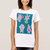 Paaskonijnen Vrouwen T-shirt (Voorkant)