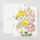  Paaskonijnenkinderen Briefkaart (Voorkant / Achterkant)
