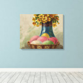 Paaskorenvloeren Antiek Canvas Afdruk (Insitu (Houten vloer))