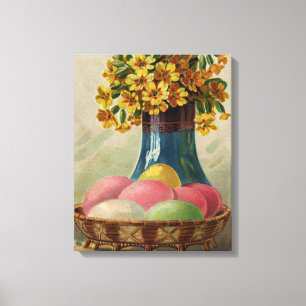 Paaskorenvloeren Antiek Canvas Afdruk