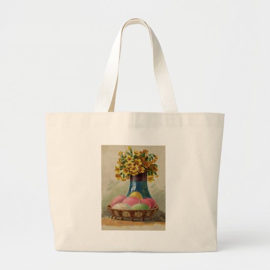 Paaskorenvloeren Antiek Grote Tote Bag (Voorkant)