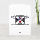 Paaskruis Feestdagen Kaart (Achterkant)