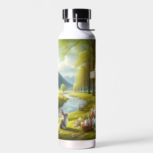 Paaskruis met konijntje & eieren waterfles (Links)