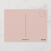 Paaskruis met vloerbedekking Briefkaart (Achterkant)