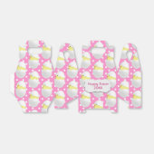 Paaskuikens in eieren bedankdoosjes (Uitgevouwen)