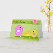 Paaskuikens Kaart (Gele Bloem)