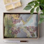 paaskuikens onder een paraplu tissuepapier (Geschenk)