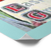 paaskunstenaar die een ei schildert, ZSSG Poster (Hoek)