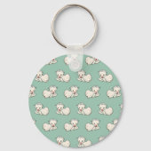 Paaslam, Baby Boerderij,  religie Sleutelhanger (Achterkant)